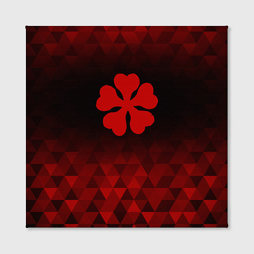 Картина квадратная Black Clover red poly / 3D-принт – фото 2
