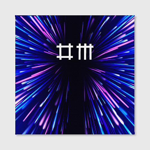 Картина квадратная Depeche Mode neon energy / 3D-принт – фото 2