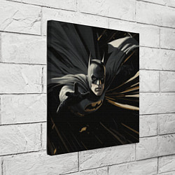 Холст квадратный Бэтмен черный плащ, цвет: 3D-принт — фото 2