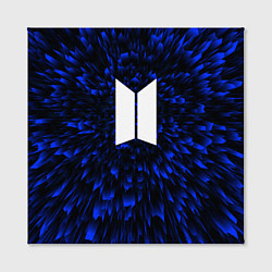 Холст квадратный BTS blue energy, цвет: 3D-принт — фото 2