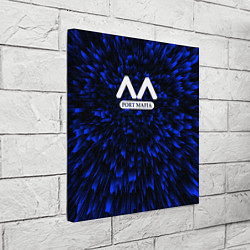 Холст квадратный Bungo Stray Dogs blue energy, цвет: 3D-принт — фото 2