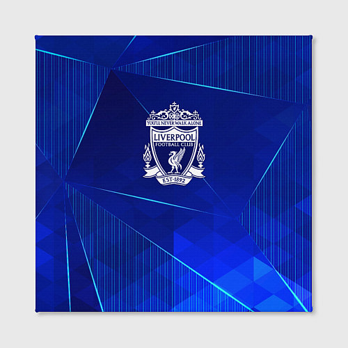 Картина квадратная Liverpool blue poly / 3D-принт – фото 2