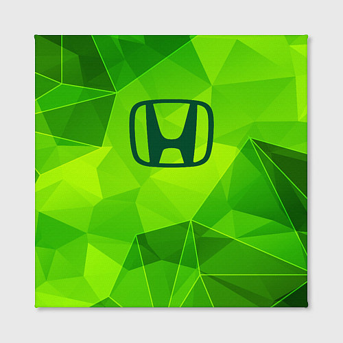 Картина квадратная Honda green poly / 3D-принт – фото 2
