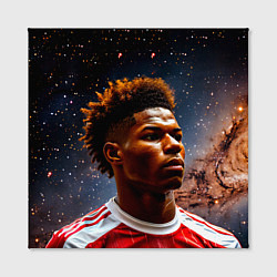 Холст квадратный Маркус Рашфорд и космос, цвет: 3D-принт — фото 2