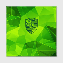 Холст квадратный Porsche green poly, цвет: 3D-принт — фото 2