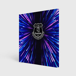 Холст квадратный Everton neon energy, цвет: 3D-принт