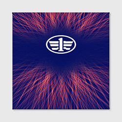 Холст квадратный FAW red energy, цвет: 3D-принт — фото 2