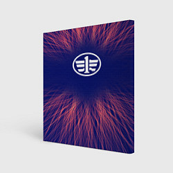 Холст квадратный FAW red energy, цвет: 3D-принт