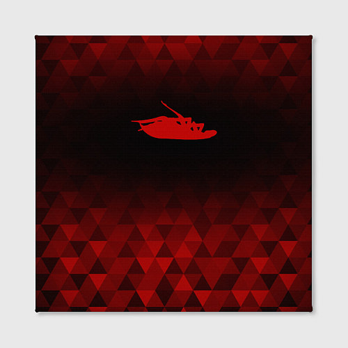 Картина квадратная Papa Roach red poly / 3D-принт – фото 2