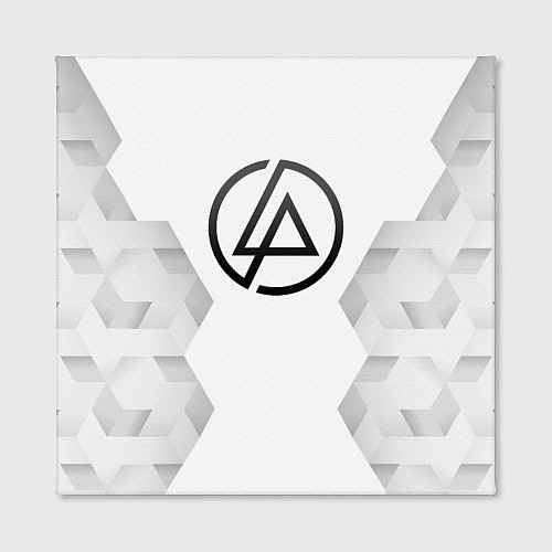 Картина квадратная Linkin Park white poly / 3D-принт – фото 2