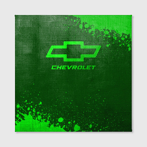 Картина квадратная Chevrolet - green gradient / 3D-принт – фото 2