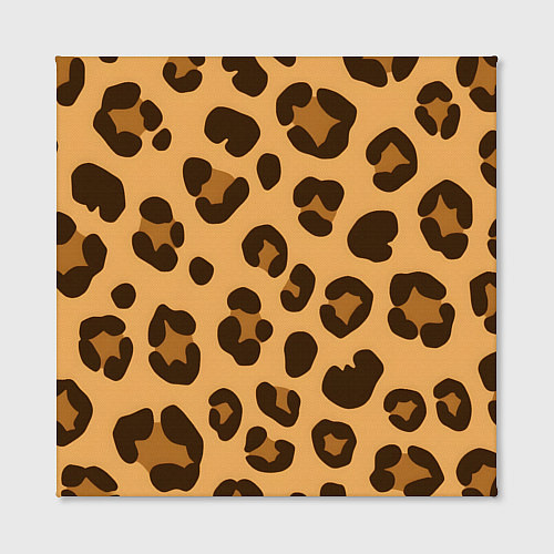 Картина квадратная Коричневые пятна леопарда / 3D-принт – фото 2