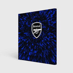 Холст квадратный Arsenal blue energy, цвет: 3D-принт