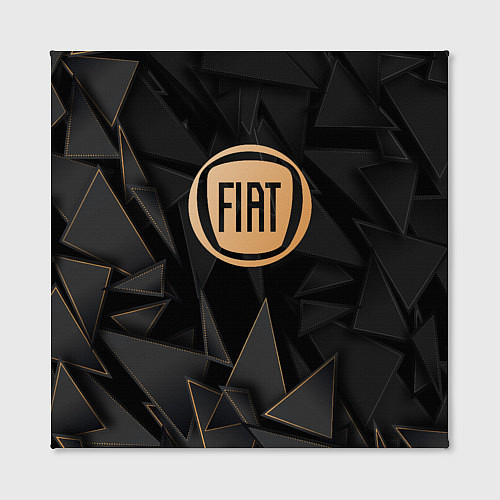 Картина квадратная Fiat golden poly / 3D-принт – фото 2