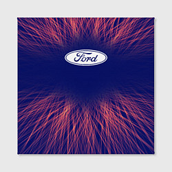 Холст квадратный Ford red energy, цвет: 3D-принт — фото 2