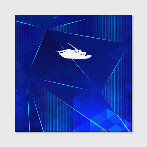 Картина квадратная Papa Roach blue poly / 3D-принт – фото 2