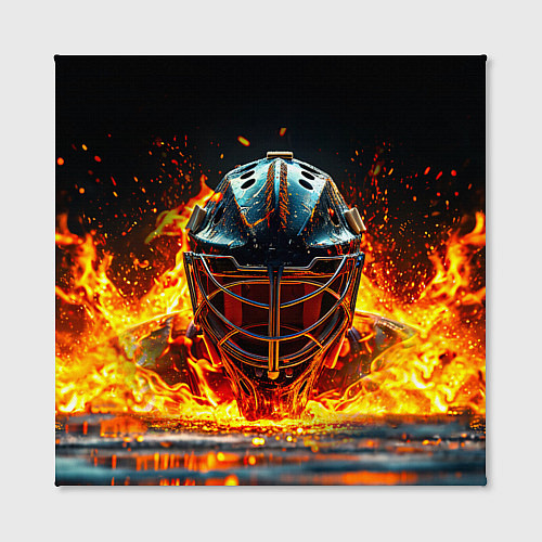 Картина квадратная Голкипер в огне / 3D-принт – фото 2