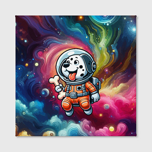 Картина квадратная Funny dalmatian puppy - ai art / 3D-принт – фото 2