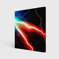 Холст квадратный Lightning light, цвет: 3D-принт