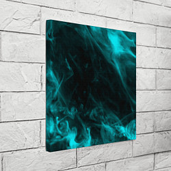 Холст квадратный Neon smoke, цвет: 3D-принт — фото 2