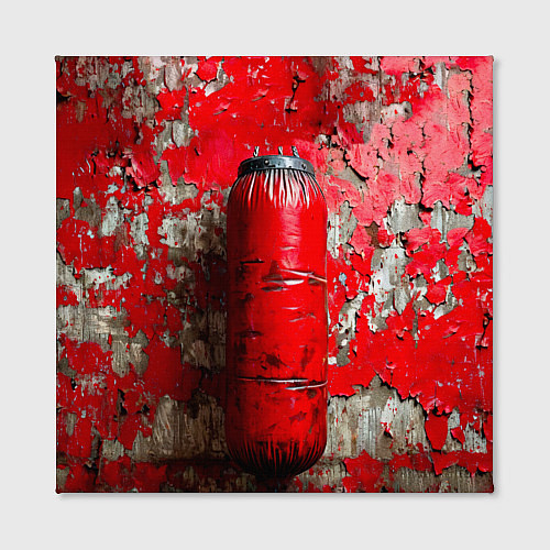 Картина квадратная Красная боксерская груша / 3D-принт – фото 2