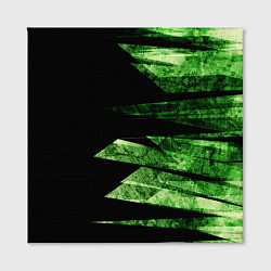 Холст квадратный Color green black, цвет: 3D-принт — фото 2