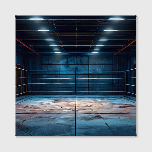 Картина квадратная Бойцовский спортзал / 3D-принт – фото 2