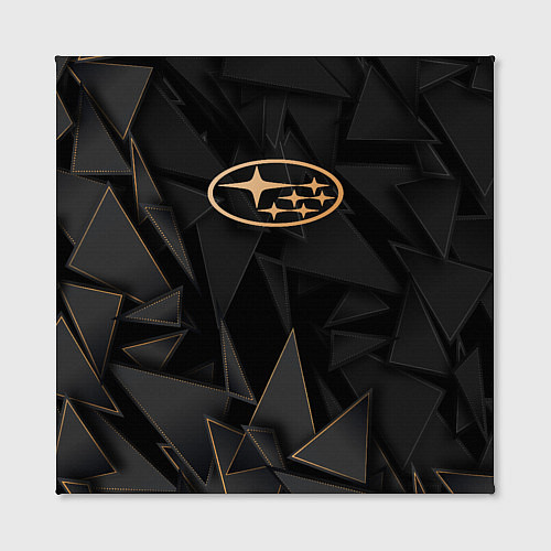 Картина квадратная Subaru golden poly / 3D-принт – фото 2