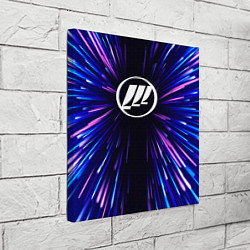 Холст квадратный Lifan neon energy, цвет: 3D-принт — фото 2