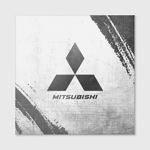 Картина квадратная Mitsubishi - white gradient / 3D-принт – фото 2