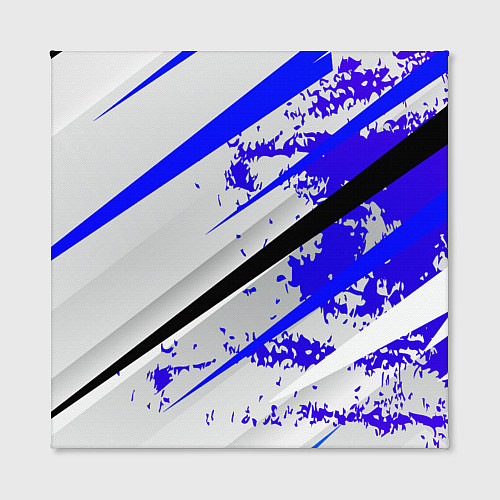 Картина квадратная Color white blue / 3D-принт – фото 2