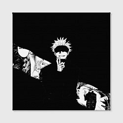 Холст квадратный Сатору годжо битва, цвет: 3D-принт — фото 2