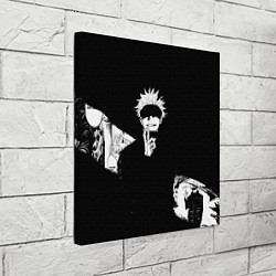 Холст квадратный Сатору годжо битва, цвет: 3D-принт — фото 2