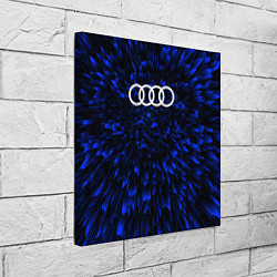 Холст квадратный Audi blue energy, цвет: 3D-принт — фото 2