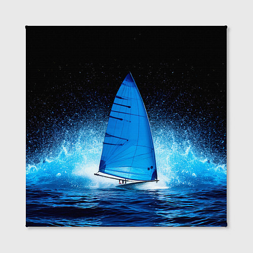 Картина квадратная Синяя парусная доска / 3D-принт – фото 2