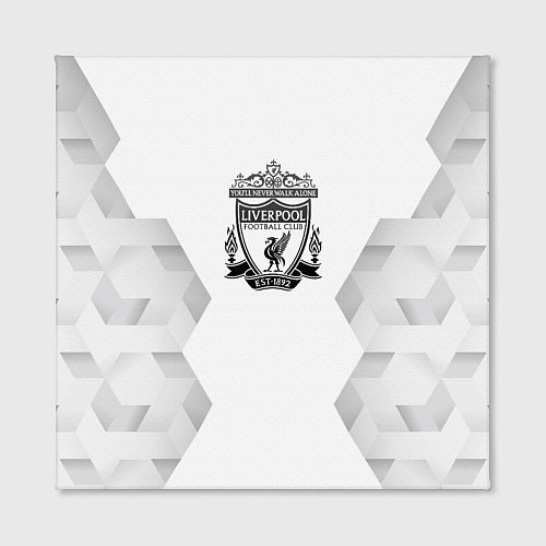 Картина квадратная Liverpool white poly / 3D-принт – фото 2