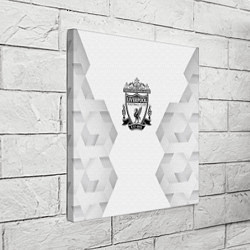 Холст квадратный Liverpool white poly, цвет: 3D-принт — фото 2