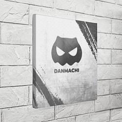 Холст квадратный DanMachi - white gradient, цвет: 3D-принт — фото 2