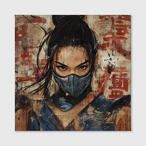 Картина квадратная Китана в китайском стиле / 3D-принт – фото 2