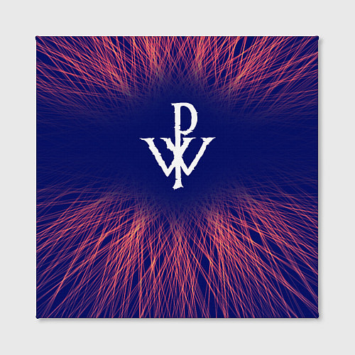 Картина квадратная Powerwolf red energy / 3D-принт – фото 2