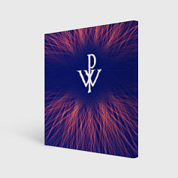 Картина квадратная Powerwolf red energy