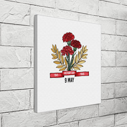 Холст квадратный 9 Мая victory day, цвет: 3D-принт — фото 2