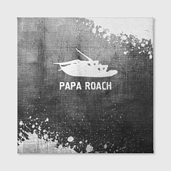 Холст квадратный Papa Roach - grey gradient, цвет: 3D-принт — фото 2