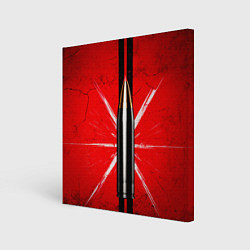 Картина квадратная Патрон на красном