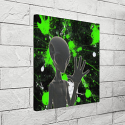 Холст квадратный Инопланетянин и его эктоплазма, цвет: 3D-принт — фото 2