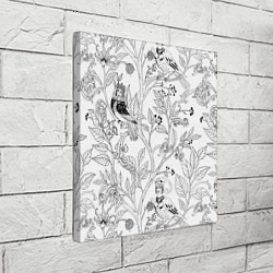 Холст квадратный Птицы Сирин, цвет: 3D-принт — фото 2