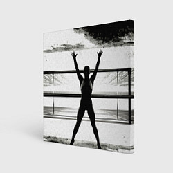 Картина квадратная Спортивная гимнастика и перекладины