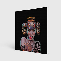 Холст квадратный Crazy town - butterfly, цвет: 3D-принт