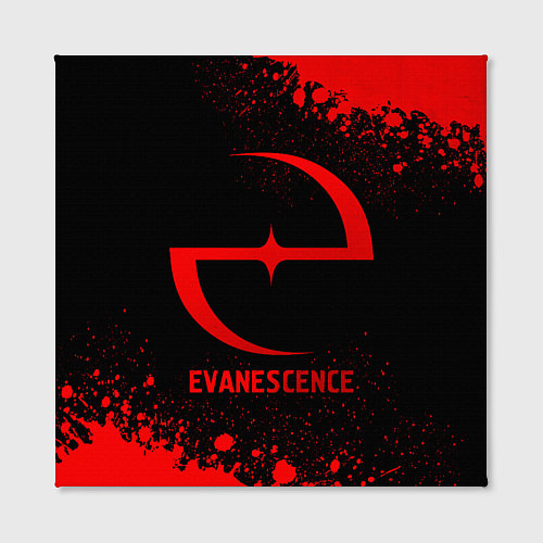 Картина квадратная Evanescence - red gradient / 3D-принт – фото 2