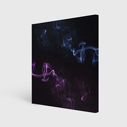Картина квадратная Color black blue pink